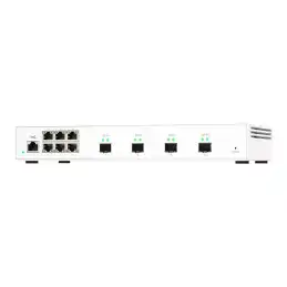 QNAP - Commutateur - Géré - 6 x 2.5GBase-T + 4 x Ethernet 10 Go SFP+ - de bureau (QSW-M2106-4S)_1